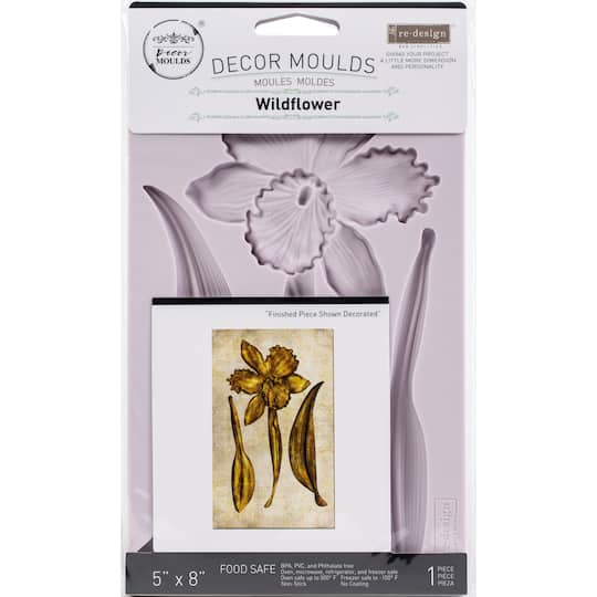 Redesign with Prisma&#xAE; Decor Mould&#xAE; Wildflower Silicone Mold